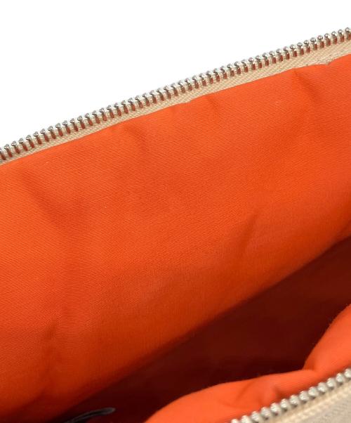 HERMES（エルメス）HERMES (エルメス) コスメポーチ ベージュの古着・服飾アイテム
