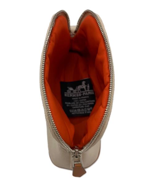 HERMES（エルメス）HERMES (エルメス) ボリードポーチ ミニミニ ベージュの古着・服飾アイテム