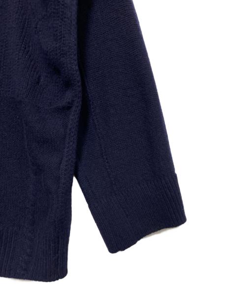 RAF SIMONS（ラフシモンズ）RAF SIMONS (ラフシモンズ) OVERSIZE ROUNDNECK SWEATER WITH PATCHES ネイビー サイズ:Mの古着・服飾アイテム