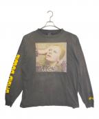 SAINT MICHAEL×DAVID BOWIEセントマイケル×デビット ボウイ）の古着「DB-LS TEE / HUNKY DORY」｜ブラック