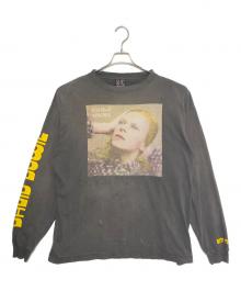 SAINT MICHAEL×DAVID BOWIE（セントマイケル×デビット ボウイ）の古着「DB-LS TEE / HUNKY DORY」｜ブラック
