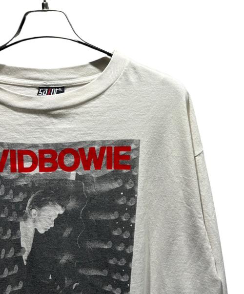 SAINT MICHAEL（セントマイケル）SAINT MICHAEL (セントマイケル) DAVID BOWIE (デビット ボウイ) DB-LS TEE / STATION/SM-A22-0000-074 ホワイト サイズ:XXLの古着・服飾アイテム