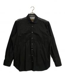 RAF SIMONS（ラフシモンズ）の古着「Classic shirt with net insert」｜ブラック