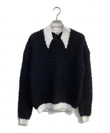 KENZO（ケンゾー）の古着「ウールボア プルオーバー」｜ブラック