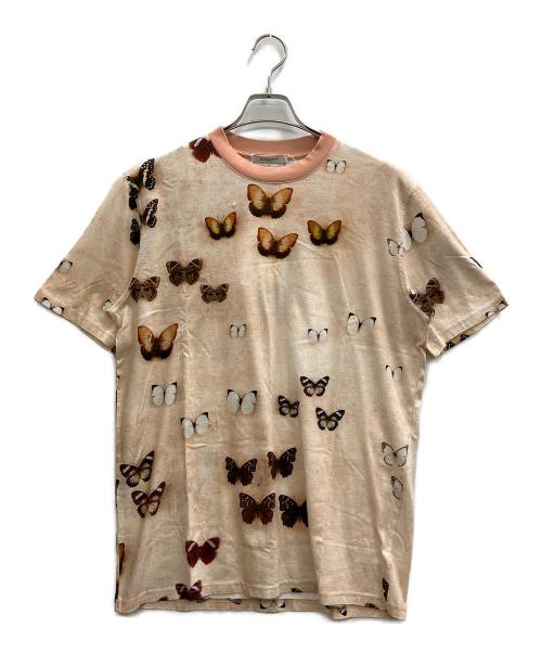 GIVENCHY（ジバンシィ）GIVENCHY (ジバンシィ) バタフライプリントTシャツ ピンク サイズ:XSの古着・服飾アイテム