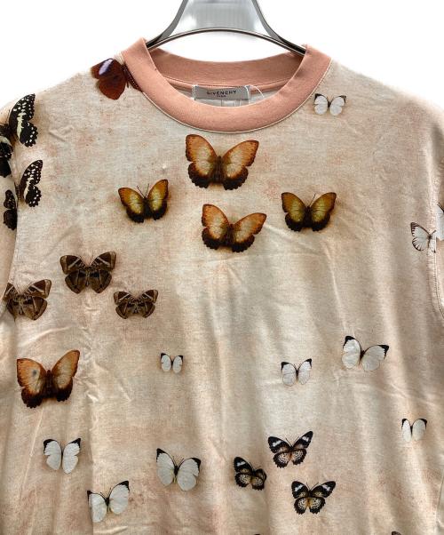 GIVENCHY（ジバンシィ）GIVENCHY (ジバンシィ) バタフライプリントTシャツ ピンク サイズ:XSの古着・服飾アイテム