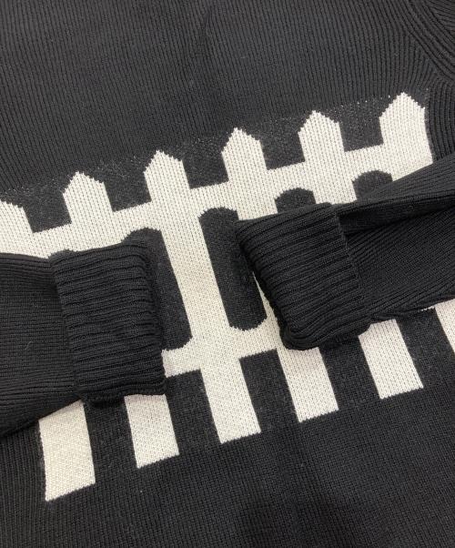 J.W.ANDERSON（ジェイダブリューアンダーソン）J.W.ANDERSON (ジェイダブリューアンダーソン) メリノウールニット ブラック サイズ:Sの古着・服飾アイテム