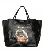 GIVENCHYジバンシィ）の古着「ロットワイラー トートバッグ」｜ブラック