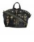GIVENCHY（ジバンシィ）の古着「ナイチンゲール ナイロン レザー スタッズ 2WAYバッグ」｜ブラック