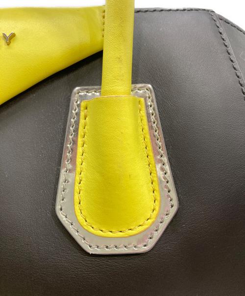 GIVENCHY（ジバンシィ）GIVENCHY (ジバンシィ) ANTIGONA 2WAYバッグ ブラック×イエローの古着・服飾アイテム