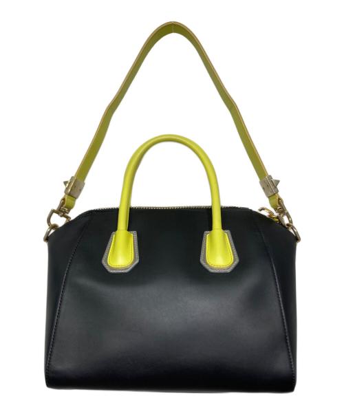 GIVENCHY（ジバンシィ）GIVENCHY (ジバンシィ) ANTIGONA 2WAYバッグ ブラック×イエローの古着・服飾アイテム