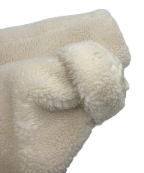 Whim Gazette（ウィムガゼット）Whim Gazette (ウィムガゼット) エコBOAコート アイボリー サイズ:FREEの古着・服飾アイテム