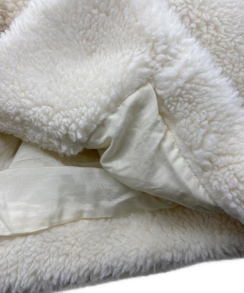 Whim Gazette（ウィムガゼット）Whim Gazette (ウィムガゼット) エコBOAコート アイボリー サイズ:FREEの古着・服飾アイテム