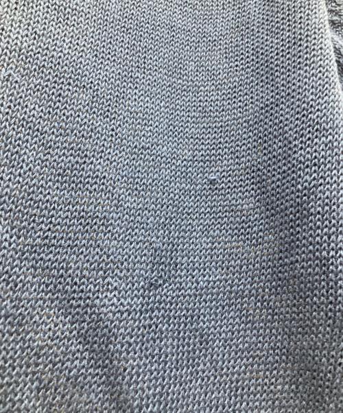 CHAOS（カオス）Chaos (カオス) ストラドリネンニットプルオーバー ブルー サイズ:Freeの古着・服飾アイテム