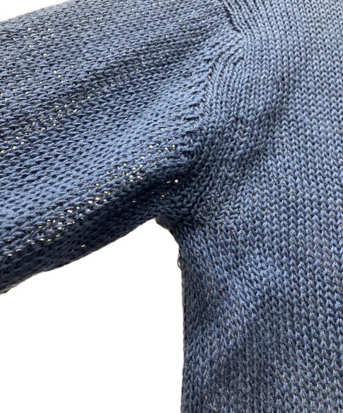 CHAOS（カオス）Chaos (カオス) ストラドリネンニットプルオーバー ブルー サイズ:Freeの古着・服飾アイテム