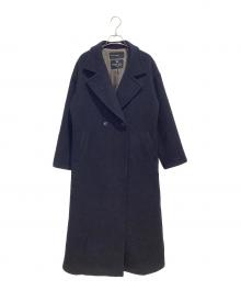 NOLLEY'S sophi（ノーリーズソフィー）の古着「KIWI LAMB 2WAYチェスターコート」｜ネイビー