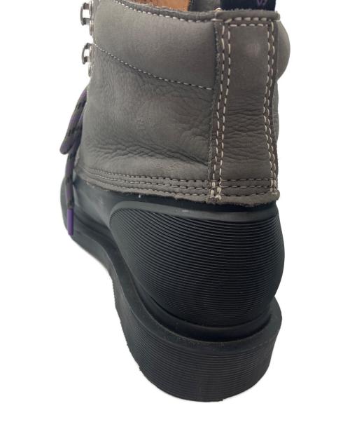 Dr.Martens（ドクターマーチン）Dr.Martens (ドクターマーチン) THE NORTHFACE PURPLELABEL (ザ・ノースフェイス パープルレーベル) レースアップブーツ　101 SUB TNFPL グレー サイズ:UK 8の古着・服飾アイテム