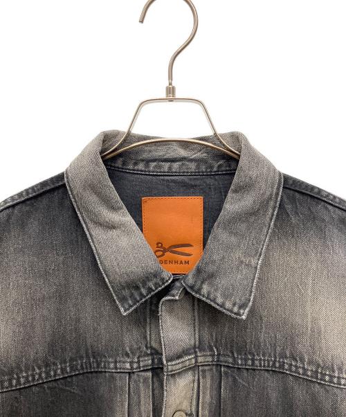 Denham（デンハム）Denham (デンハム) ダメージ加工デニムジャケット ブラック サイズ:X-LARGEの古着・服飾アイテム