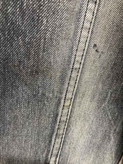 Denham（デンハム）Denham (デンハム) ダメージ加工デニムジャケット ブラック サイズ:X-LARGEの古着・服飾アイテム