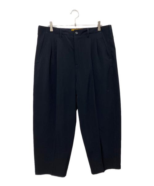 FAT（エフエーティー）FAT (エフエーティー) SLACKLAXタックパンツ ネイビー サイズ:FATの古着・服飾アイテム
