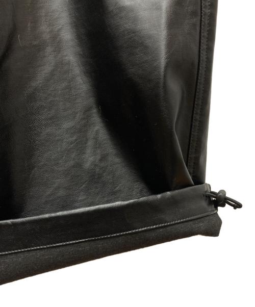 MAGIC STICK（マジックスティック）MAGIC STICK (マジックスティック) Synthetic Leather Wide BDU Pants ブラック サイズ:Ｌの古着・服飾アイテム