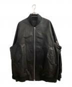 s'yteサイト）の古着「Water Repellent Taffeta Big MA-1」｜ブラック