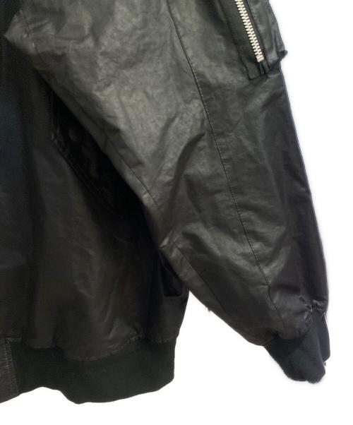 s'yte（サイト）s'yte (サイト) Water Repellent Taffeta Big MA-1 ブラック サイズ:3の古着・服飾アイテム