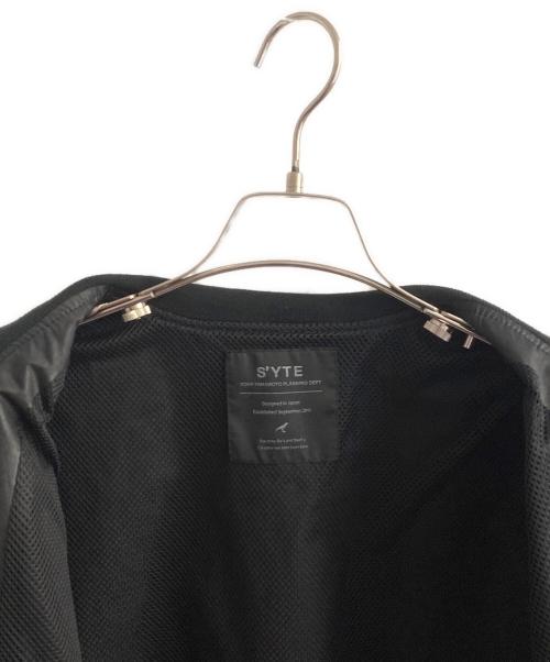 s'yte（サイト）s'yte (サイト) Water Repellent Taffeta Big MA-1 ブラック サイズ:3の古着・服飾アイテム