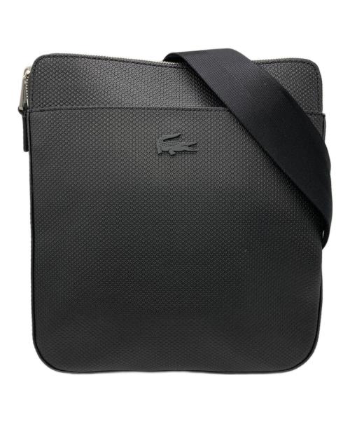 LACOSTE（ラコステ）LACOSTE (ラコステ) スクエアショルダーバッグ ブラックの古着・服飾アイテム