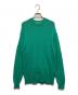 AURALEE（オーラリー）の古着「BRUSHED WOOL CASHMERE SILK KNIT P/O」｜グリーン