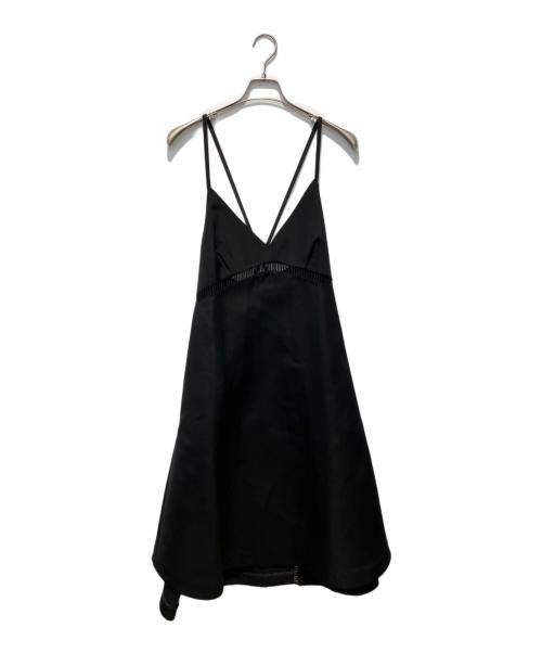 sacai（サカイ）sacai (サカイ) ファイユ ドレス ブラック サイズ:2の古着・服飾アイテム
