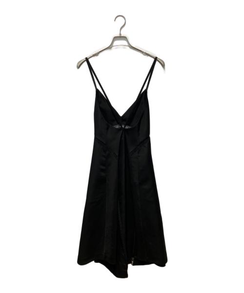 sacai（サカイ）sacai (サカイ) ファイユ ドレス ブラック サイズ:2の古着・服飾アイテム