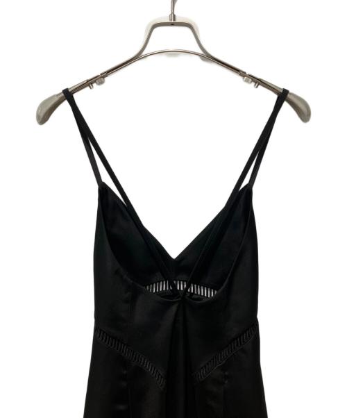sacai（サカイ）sacai (サカイ) ファイユ ドレス ブラック サイズ:2の古着・服飾アイテム