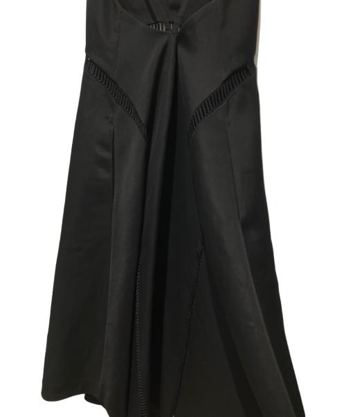sacai（サカイ）sacai (サカイ) ファイユ ドレス ブラック サイズ:2の古着・服飾アイテム