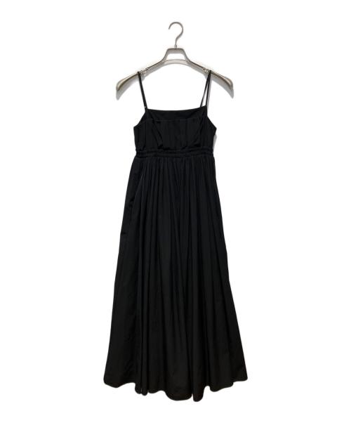 OMMO（オーエムエムオー）OMMO (オーエムエムオー) RANDOM TUCK CAMI OP ブラック サイズ:36の古着・服飾アイテム