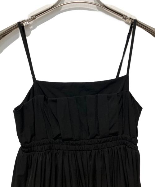 OMMO（オーエムエムオー）OMMO (オーエムエムオー) RANDOM TUCK CAMI OP ブラック サイズ:36の古着・服飾アイテム