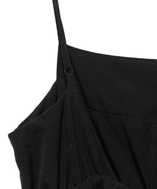 OMMO（オーエムエムオー）OMMO (オーエムエムオー) RANDOM TUCK CAMI OP ブラック サイズ:36の古着・服飾アイテム