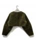 Ameri (アメリ) BOA COLLARLESS REVERSIBLE SHORT JACKET カーキ サイズ:SIZE S 未使用品：10000円