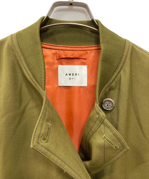 Ameri（アメリ）Ameri (アメリ) MA1 LIKE LIGHT LONG COAT オリーブ サイズ:Ｓの古着・服飾アイテム