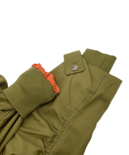 Ameri（アメリ）Ameri (アメリ) MA1 LIKE LIGHT LONG COAT オリーブ サイズ:Ｓの古着・服飾アイテム
