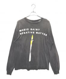 SAINT MICHAEL（セントマイケル）の古着「25SS CANDLE LS TEE」｜ブラック