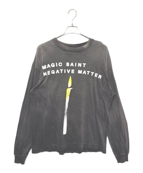 SAINT MICHAEL（セントマイケル）SAINT MICHAEL (セントマイケル) 25SS CANDLE LS TEE ブラック サイズ:Lの古着・服飾アイテム