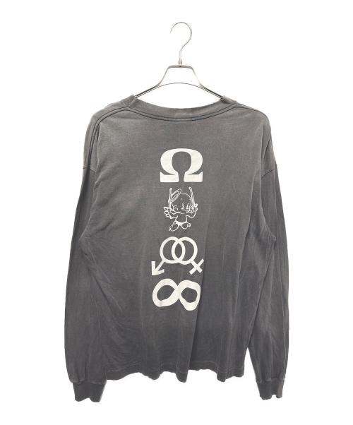 SAINT MICHAEL（セントマイケル）SAINT MICHAEL (セントマイケル) 25SS CANDLE LS TEE ブラック サイズ:Lの古着・服飾アイテム