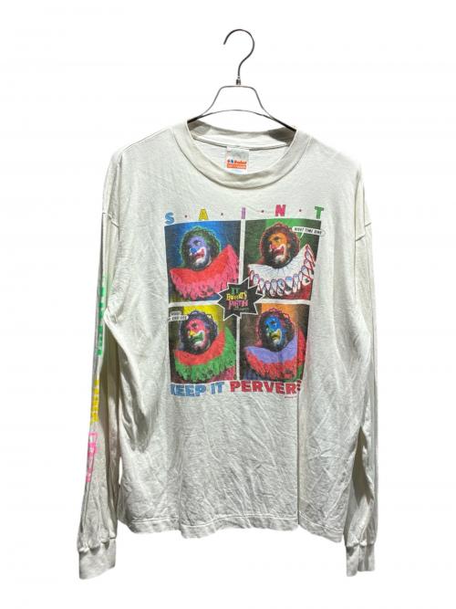 SAINT MICHAEL（セントマイケル）SAINT MICHAEL (セントマイケル) ロングスリーブTシャツ/SM-HR1-0000-037 ホワイト サイズ:Lの古着・服飾アイテム