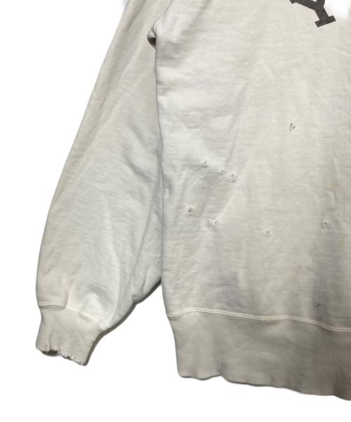 SAINT MICHAEL（セントマイケル）SAINT MICHAEL (セントマイケル) BerBerJin (ベンベルジン) Crew Neck Sweat Young ホワイト サイズ:Lの古着・服飾アイテム