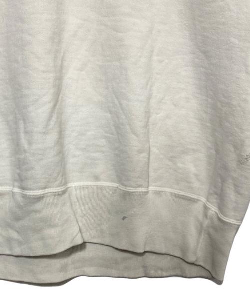 SAINT MICHAEL（セントマイケル）SAINT MICHAEL (セントマイケル) 25AW CRW NECK SWT VAGUE ABUSE WHITE ホワイト サイズ:Lの古着・服飾アイテム