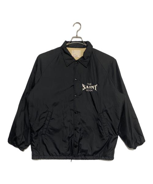 SAINT MICHAEL（セントマイケル）SAINT MICHAEL (セントマイケル) SA COACH JKT S ROOM / BLACK ブラック サイズ:Lの古着・服飾アイテム
