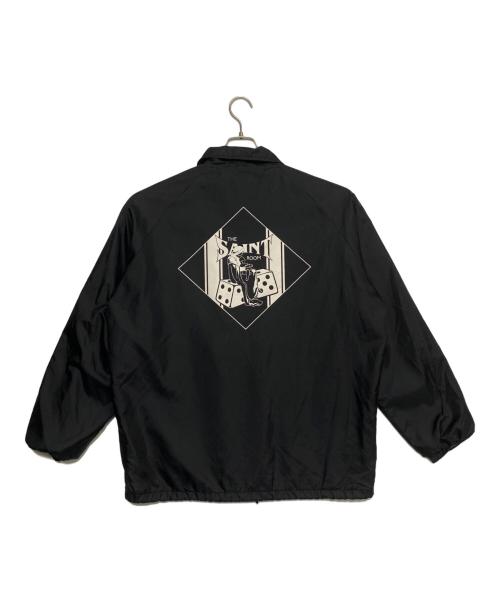 SAINT MICHAEL（セントマイケル）SAINT MICHAEL (セントマイケル) SA COACH JKT S ROOM / BLACK ブラック サイズ:Lの古着・服飾アイテム