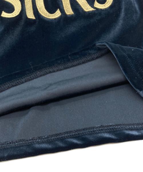 BASICKS（ベイシックス）BASICKS (ベイシックス) マイクロ カットアウト フットボールシャツ ネイビー サイズ:Ｓの古着・服飾アイテム