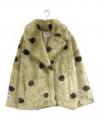 Jakkeジャッキー）の古着「フェイクファーコート」｜オリーブ